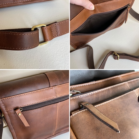 New Montana Hudson Mabel Handcrafted Leather Purse - Picture 11 of 15